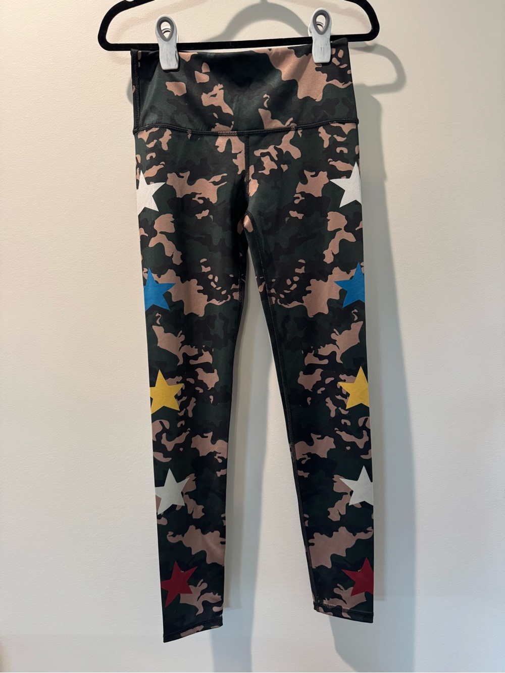 Noli Yoga Women's Combat Camo Star High-Rise Leggings - Size M